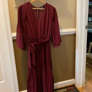 Burgundy dress, Size M
